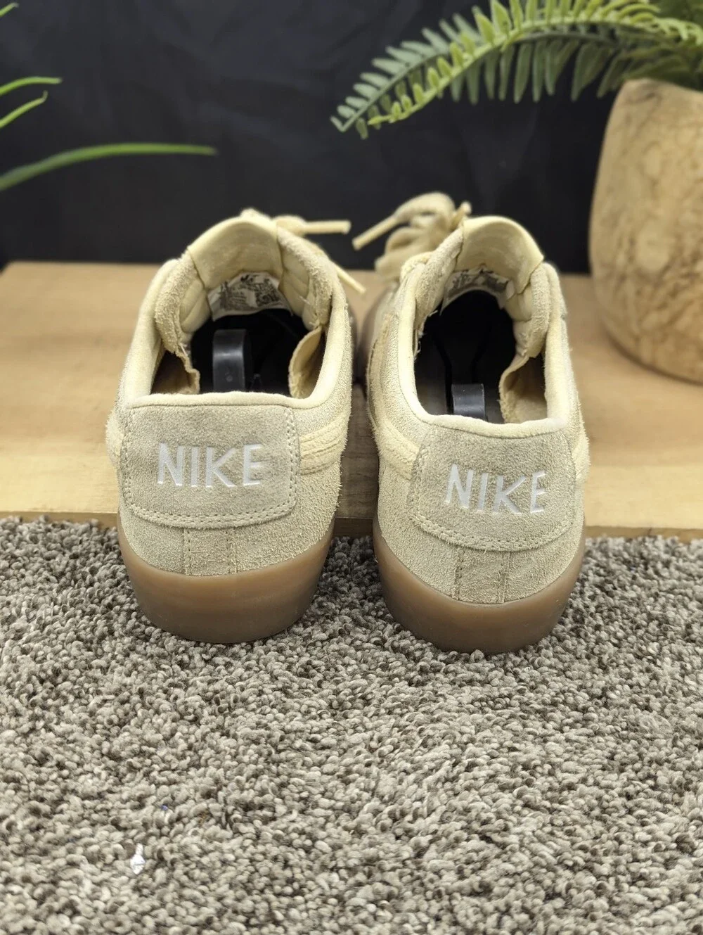 Nike Blazer Low Pro GT Mens Size 7.5 Gum Sole Suede Shoes Women's Size 9